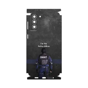 MAHOOT Police Officer-FullSkin Cover Sticker for Samsung Galaxy S21 Plus 5G