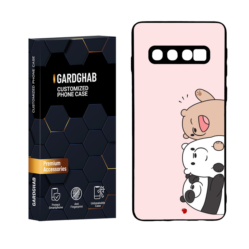 کاور گارد قاب مدل پشت گلس فانتزی مناسب برای گوشی موبایل سامسونگ Galaxy S10