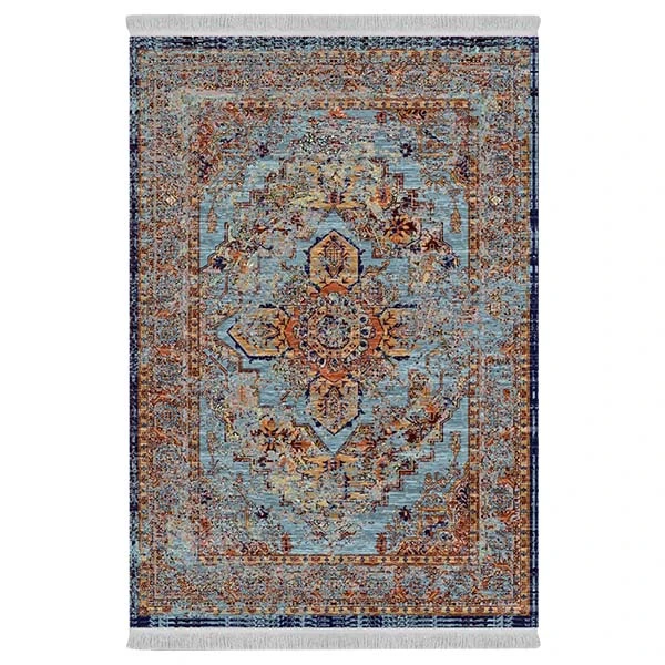 فرش پارچه‌ای دفه مدل فرشینه طرح مدرن کد 568