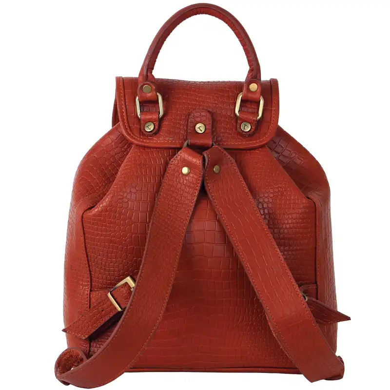 کوله پشتی زنانه چرم بارز مدل DZ8.PRIMA