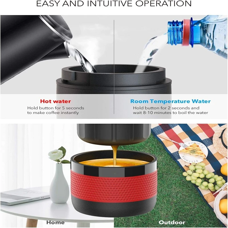 عکس شماره 5 : اسپرسوساز سفری شارژی کان کیوکو مدل co-cp010