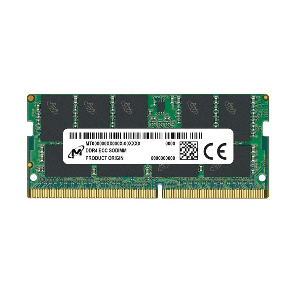 رم لپ تاپ DDR4 تک کاناله 3200 مگاهرتز CL22 میکرون مدل PC4-25600 ظرفیت 16 گیگابایت