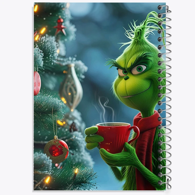 دفتر لیست خرید 50 برگ خندالو طرح گرینچ (The Grinch) کد F5871