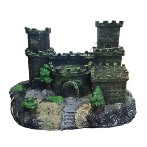 ماکت تزیینی آکواریوم مدل قلعه کد 21