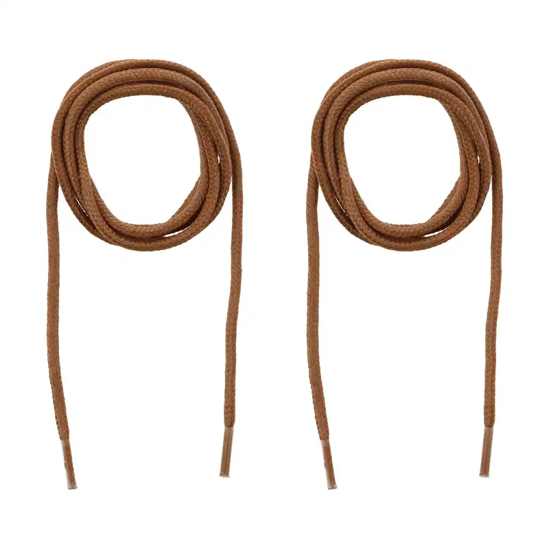 بند کفش مدل 100 رنگ قهوهای بسته 2 عددی