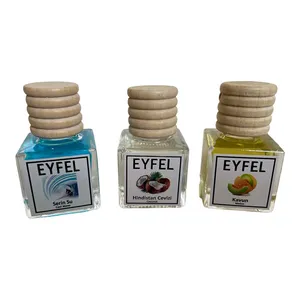خوشبوکننده هوا خودرو ایفل مدل طالبی و نارگیل و کول واتر حجم 10 میلی‌ لیتر بسته 3 عددی