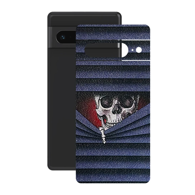 برچسب پوششی ریمکس مدل Leth طرح اسکلت مناسب برای گوشی موبایل گوگل Pixel 7 Pro