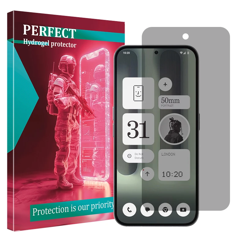 محافظ صفحه نمایش حریم شخصی پرفکت مدل Tough مناسب برای گوشی موبایل ناتینگ Phone 2a Plus