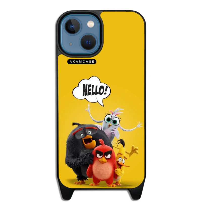 کاور آکام مدل AMC-WLA15-ANGRY BIRDS17 مناسب برای گوشی موبایل اپل iPhone 15