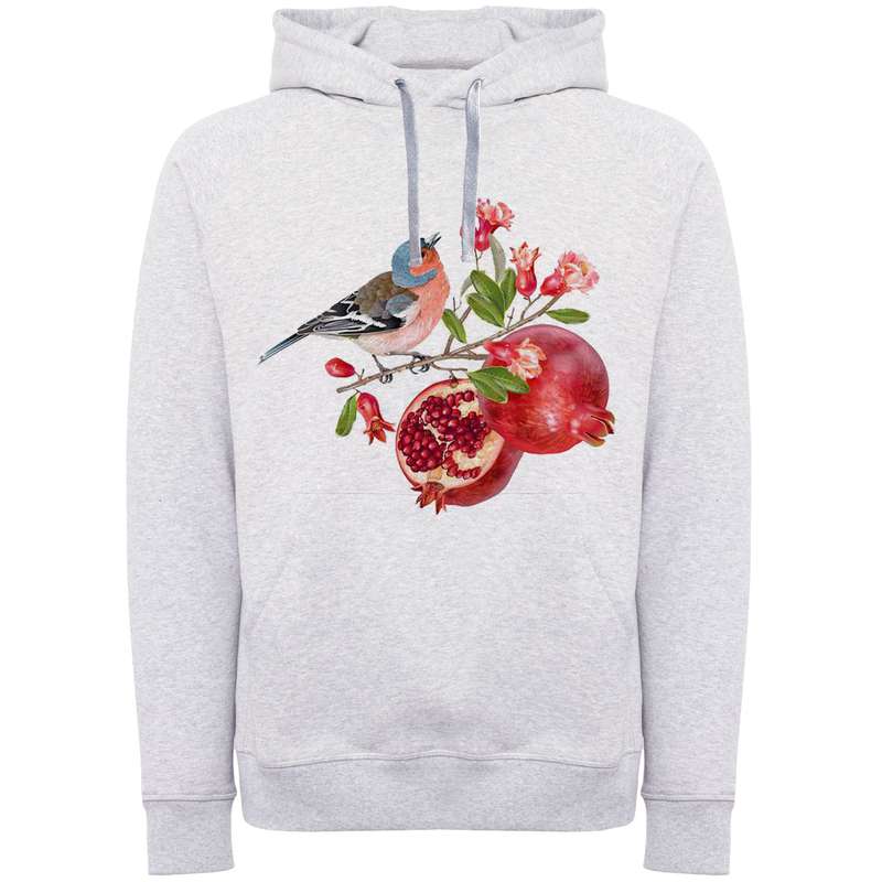 هودی زنانه مدل انار و پرنده F806