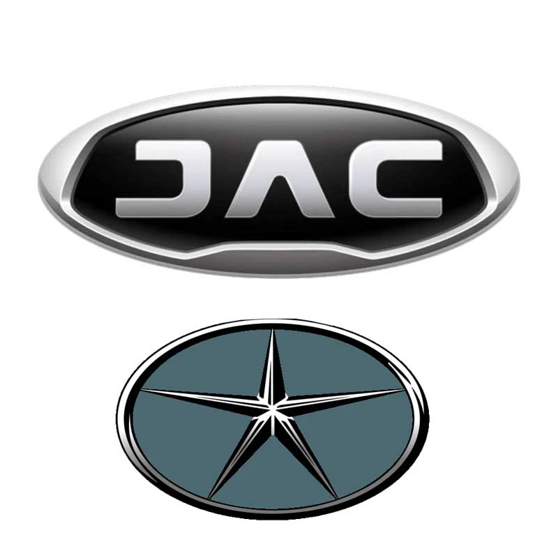 برچسب شیشه خودرو قطعه سازان کبیر مدل CHS-JACLOGO-3010325 بسته 2 عددی 