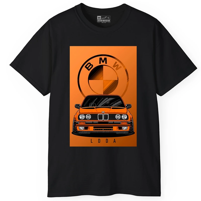 تی‌ شرت آستین کوتاه یقه گرد مردانه پاد آفرین مدل ماشین اسپرت بی ام و BMW کد 1273