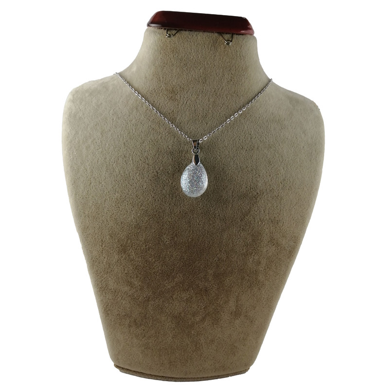 گردنبند دخترانه مدل اشکی رزینی گردنبند دخترانه مدل اشکی رزینی