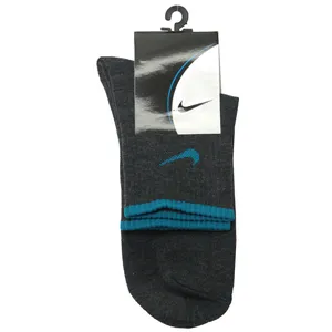 جوراب مدل نیم ساق اسپورت رنگ زغالی