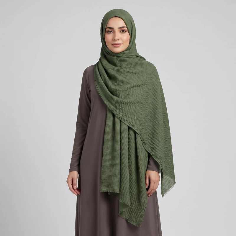 شال زنانه مدل پفکی 