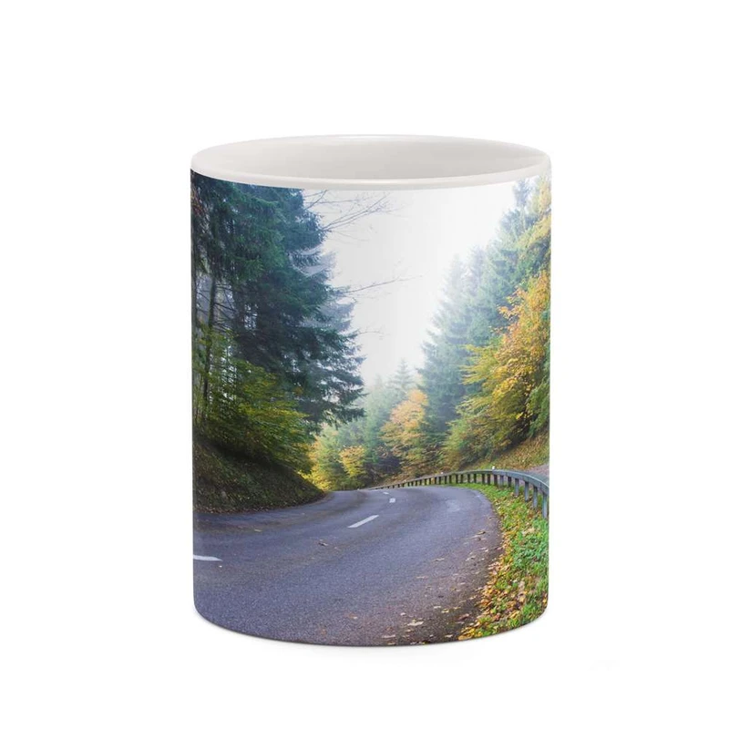 ماگ کاکتی مدل منظره پاییزی کد mgh18557