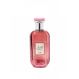 ادوپرفیوم زنانه ارض الزعفران للتجاره مدل موصوف وردی با رایحه شیرین حجم ۱۰۰ میلی‌لیتر