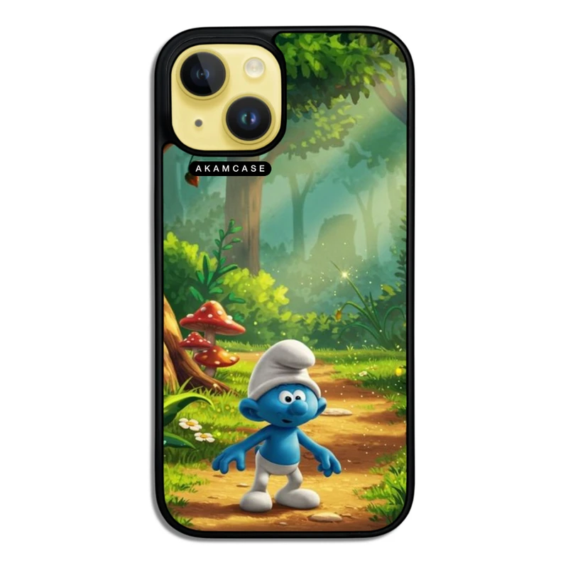 کاور آکام مدل AMC-WA15-SMURFS-7 مناسب برای گوشی موبایل اپل iPhone 15