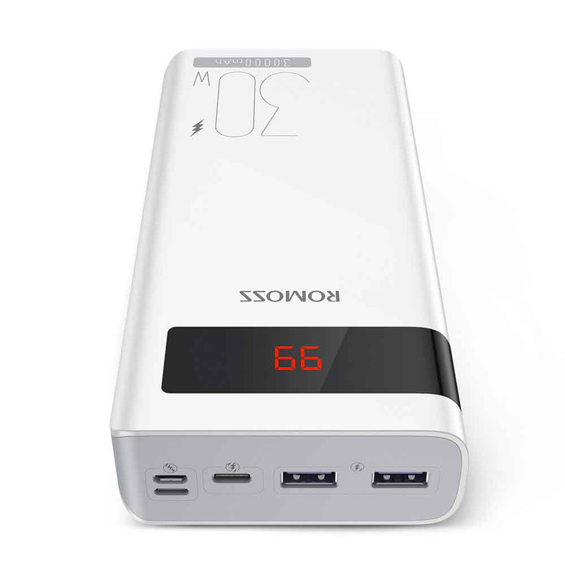 پاوربانک 30 وات روموس مدل PHP-30892PD ظرفیت 30000 میلی‌آمپر ساعت