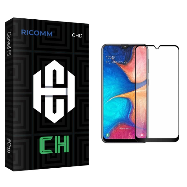محافظ صفحه نمایش ریکام مدل CH glass مناسب برای گوشی موبایل سامسونگ Galaxy a20s