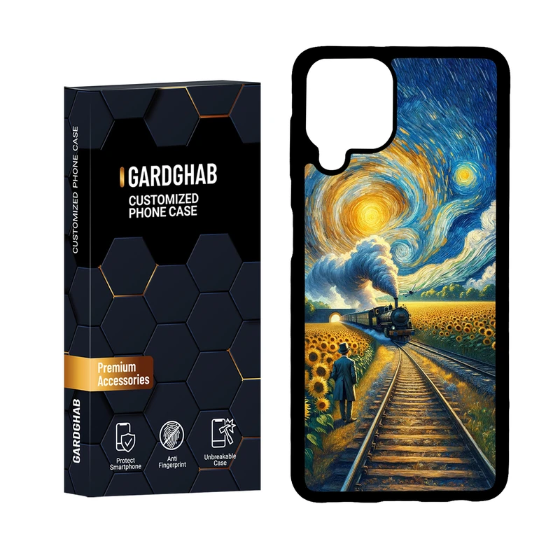 کاور گارد قاب مدل دورژله ای هنری مناسب برای گوشی موبایل سامسونگ Galaxy A22 4G