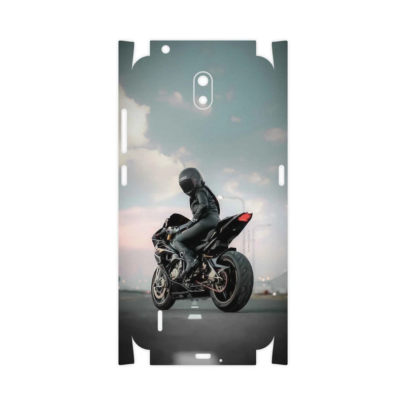 برچسب پوششی ماهوت مدل Motorcycling-FullSkin مناسب برای گوشی موبایل نوکیا C1