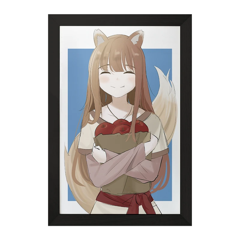 تابلو خندالو مدل هولو انیمه ادویه و گرگ کد 36138