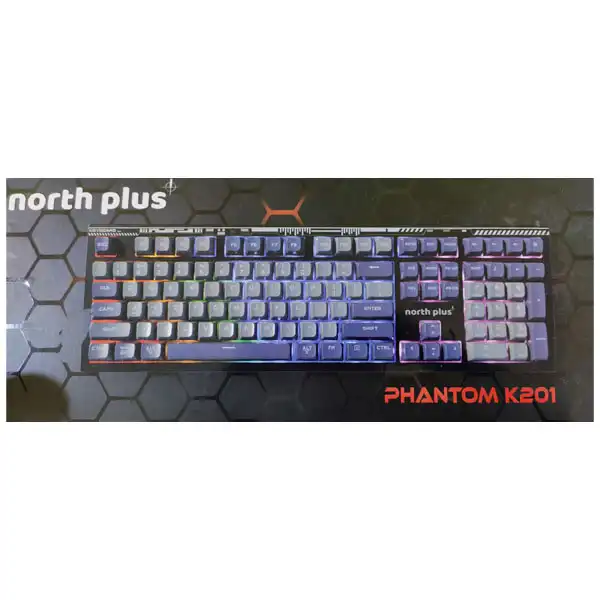 کیبورد مخصوص بازی نورث پلاس مدل KEYBOARD PHANTOM K201