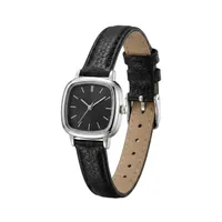 ساعت مچی عقربه&zwnj;ای کوارتز زنانه مدل مینیمال اسپرت بند چرم کد 006