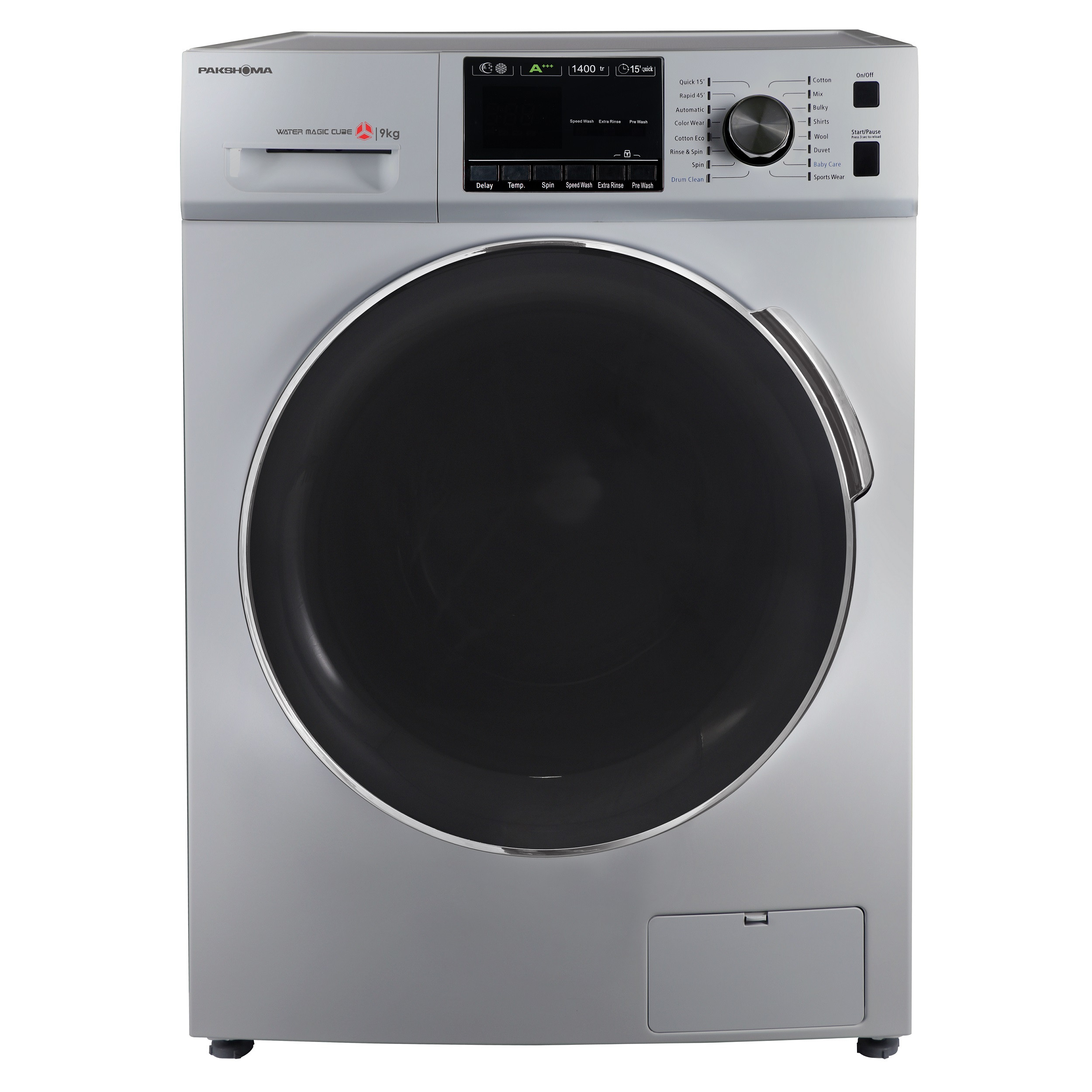 ماشین لباسشویی پاکشوما مدل TFU-94407 ظرفیت 9 کیلوگرم