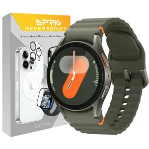 بند اسپریگ مدل Silic NewV مناسب برای ساعت هوشمند سامسونگ Galaxy Watch 4/5/6/7/FE size 40/43/44/46/47mm