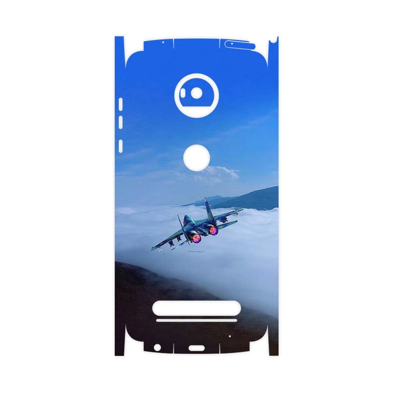 برچسب پوششی ماهوت مدل Fighter plane Su27-FullSkin مناسب برای گوشی موبایل موتورولا Moto Z2 Play