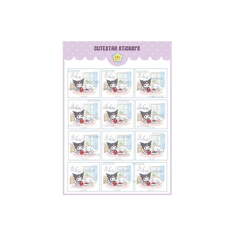 برچسب کیوت استار مدل یلدا مبارک طرح کرومی و سینامورول