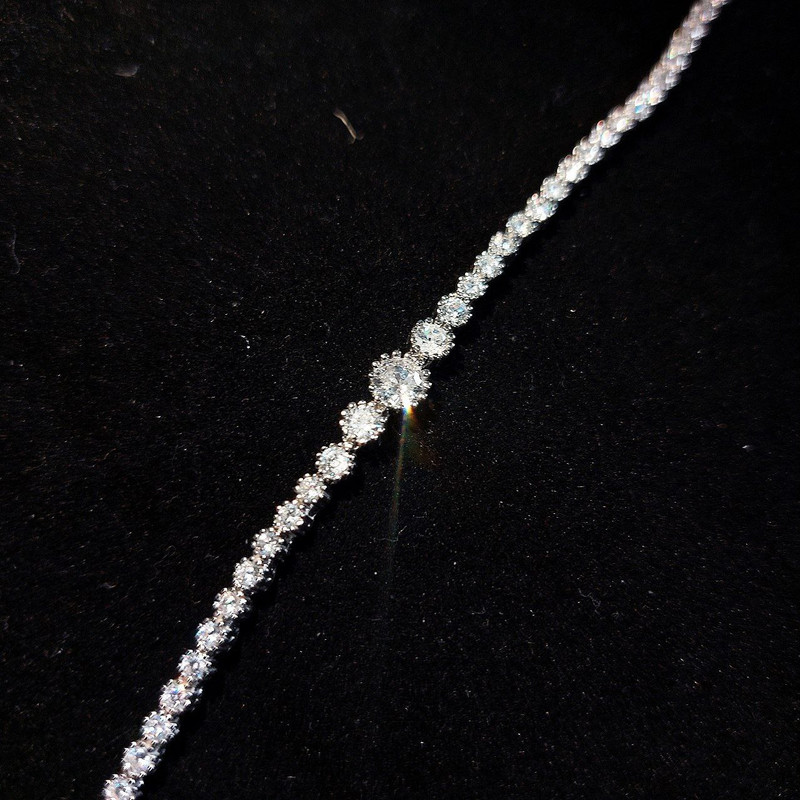 دستبند نقره زنانه جی تی ای مدل نایس