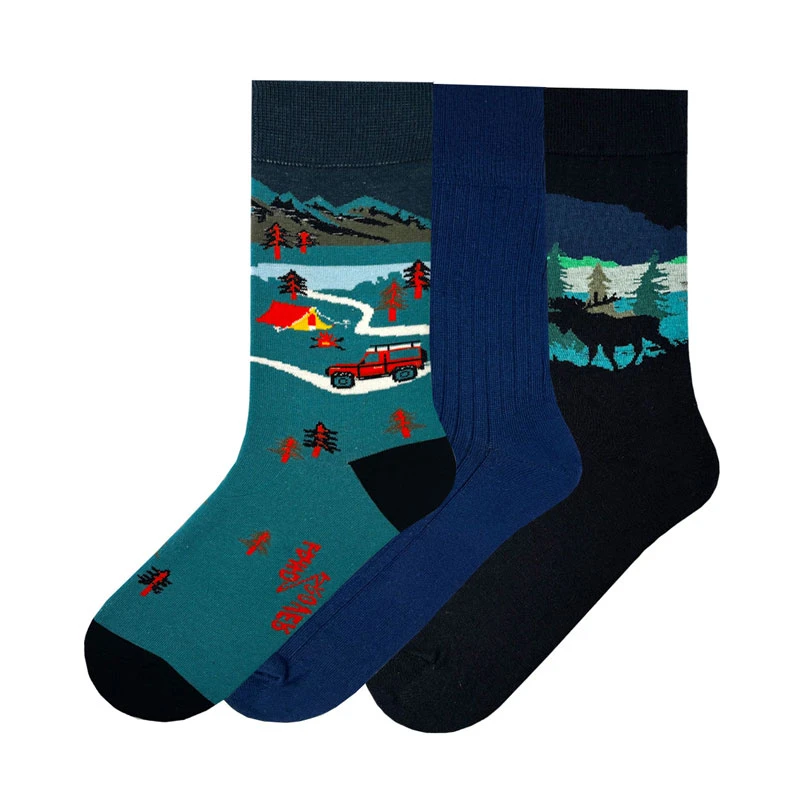 جوراب ساق بلند زنانه ال سون مدل مسیر سخت کد PH1156 بسته 3 عددی