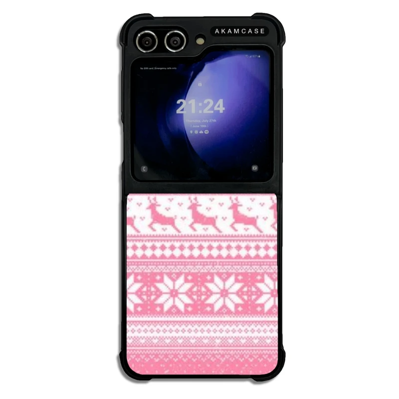 کاور آکام مدل AMCWSGZFLIP5-CHRISTMAS10 مناسب برای گوشی موبایل سامسونگ Galaxy Z Flip 5