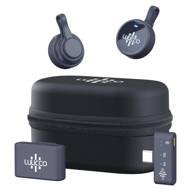 میکروفون یقه ای لوکو مدل AirWave Pro Combo با درگاه اتصال تایپ سی و جک 3.5 میلی متری