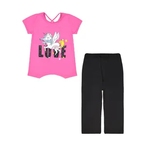 ست بلوز و شلوار دخترانه سون پون مدل 1391784-88