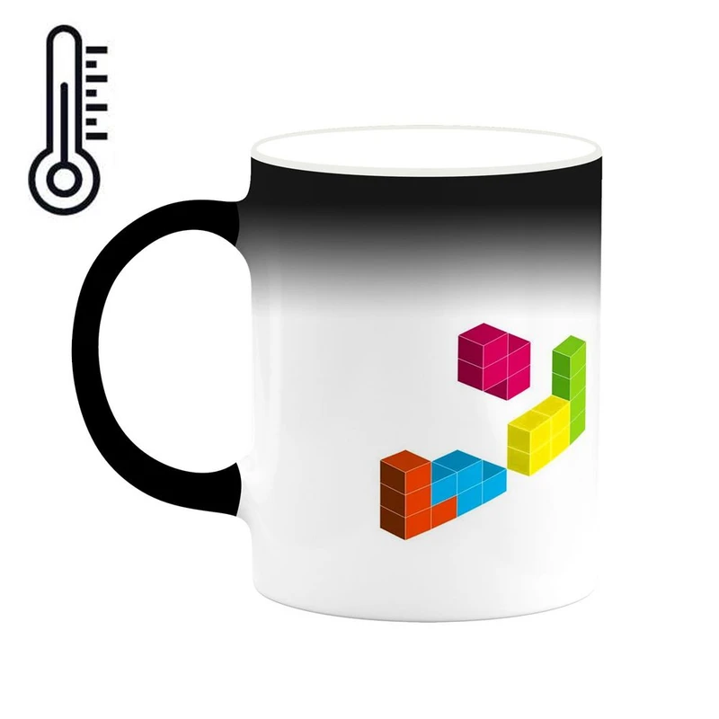 ماگ حرارتی کاکتی مدل بازی تتریس Tetris کد mgh30762