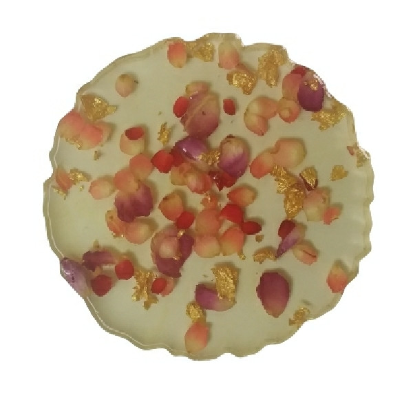 زیر لیوانی رزینی مدل گل