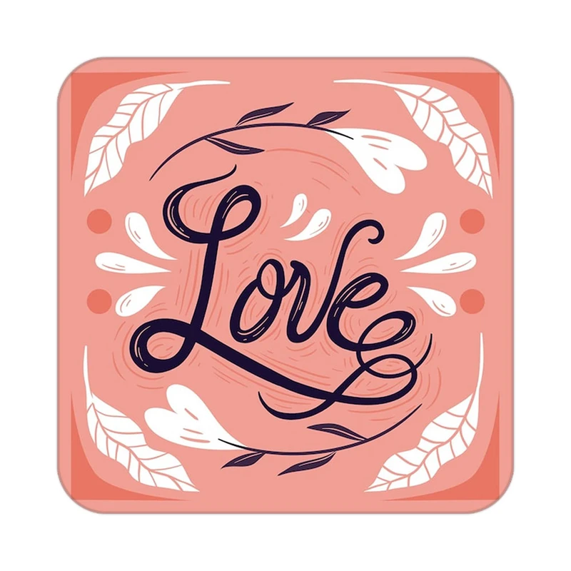 زیر لیوانی کاکتی طرح عاشقانه مدل mp39140