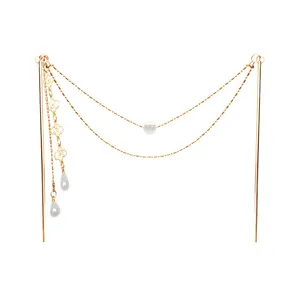 گیره مو زنانه مدل کاسومی آویزدار کد 4088ak