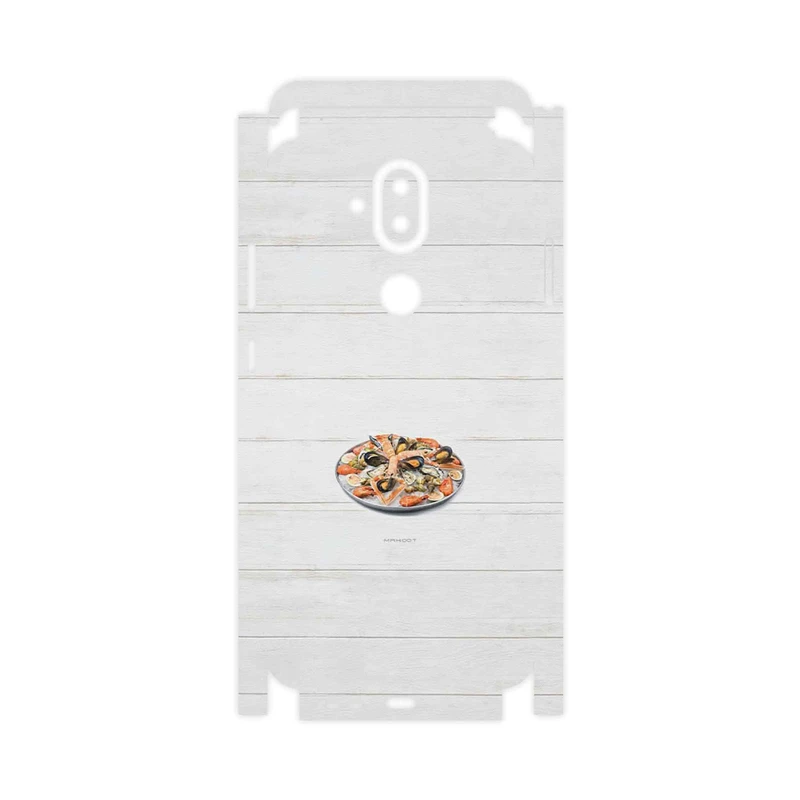 برچسب پوششی ماهوت مدل Seafood-FullSkin مناسب برای گوشی موبایل نوکیا 8.1