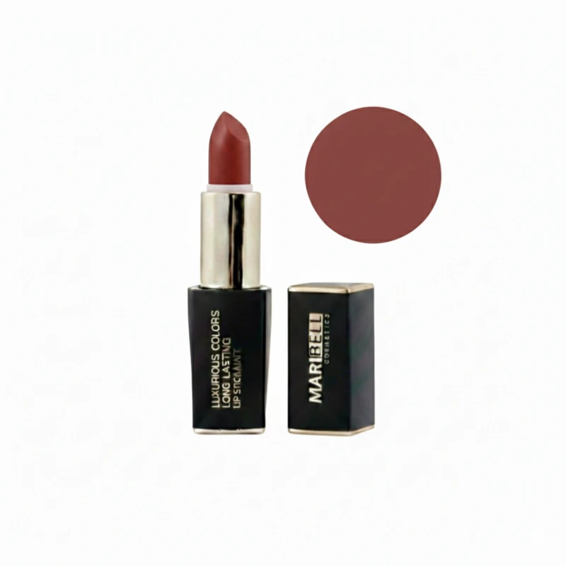 رژلب جامد مات مری بل مدل ام ال رنگ قرمز کبود شماره ML11