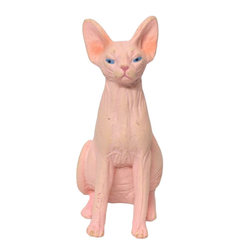 فیگور ناب سل مدل گربه کد HAIRLESS CAT NAAB025 ارتفاع 5 سانتی متر