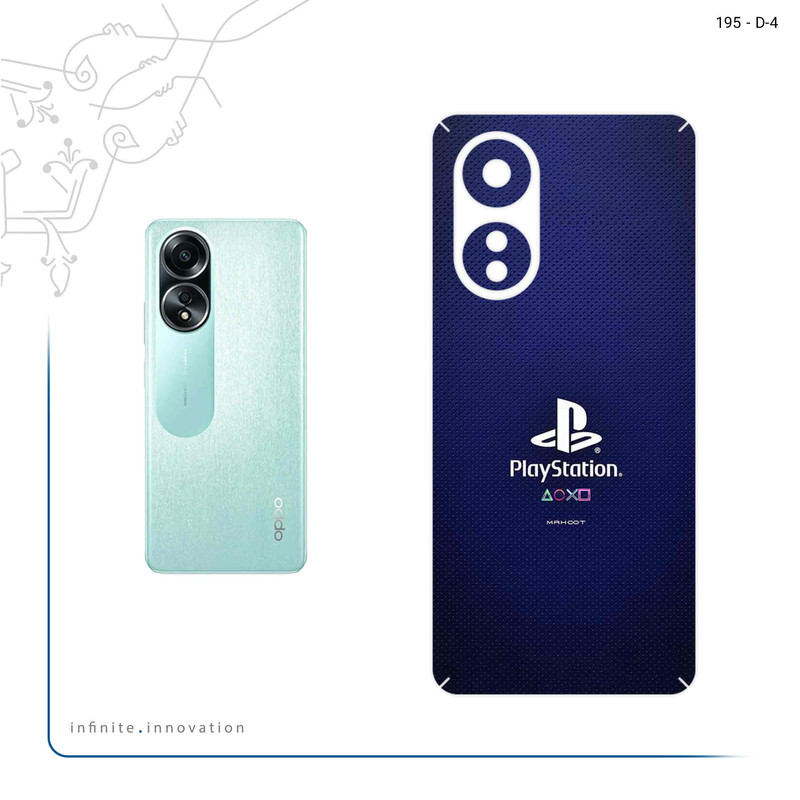 برچسب پوششی ماهوت مدل PS مناسب برای گوشی موبایل اپو A58 4G