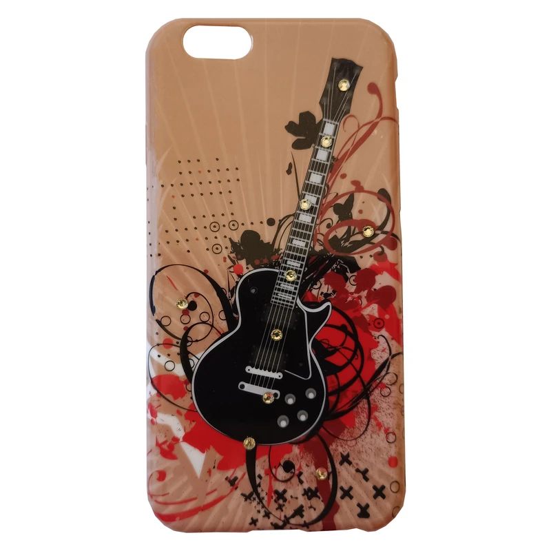 کاور مدل ژله ای طرح گیتار مناسب برای گوشی موبایل اپل iPhone 6/6S