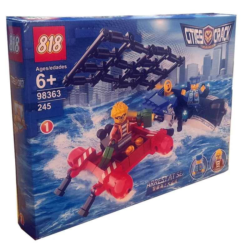 ساختنی 245 تکه 818 مدل بلوک آرمبلز ​​گیگانت سیتی کد 98363-1