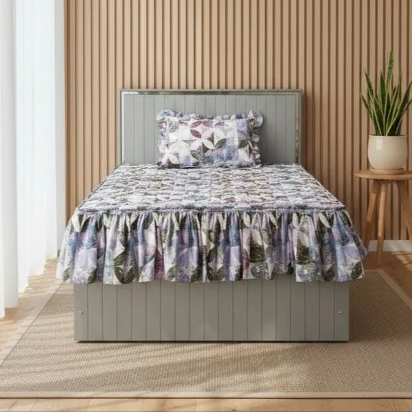 سرویس روتختی 1 نفر 2 تکه مدل چین دار