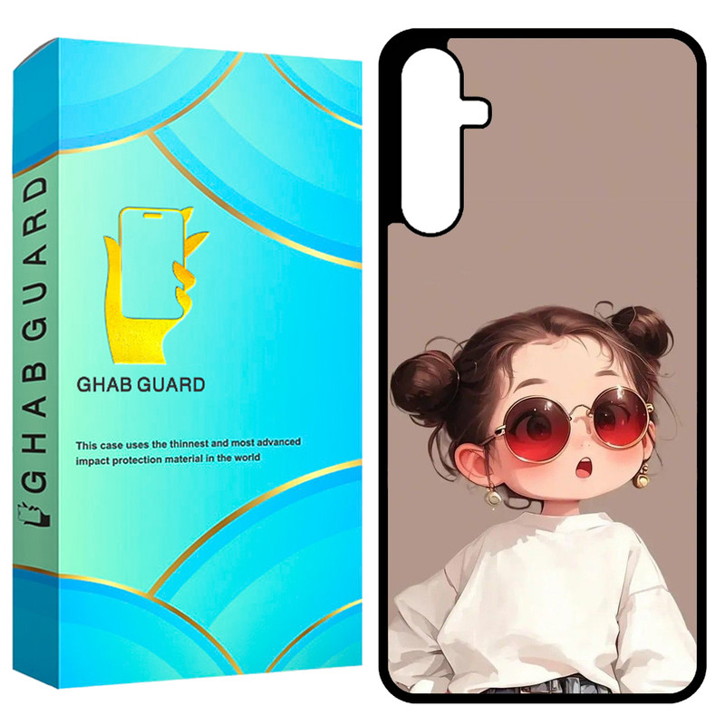 کاور قاب گارد طرح دختر مدل GCHPA54 مناسب برای گوشی موبایل سامسونگ Galaxy A54